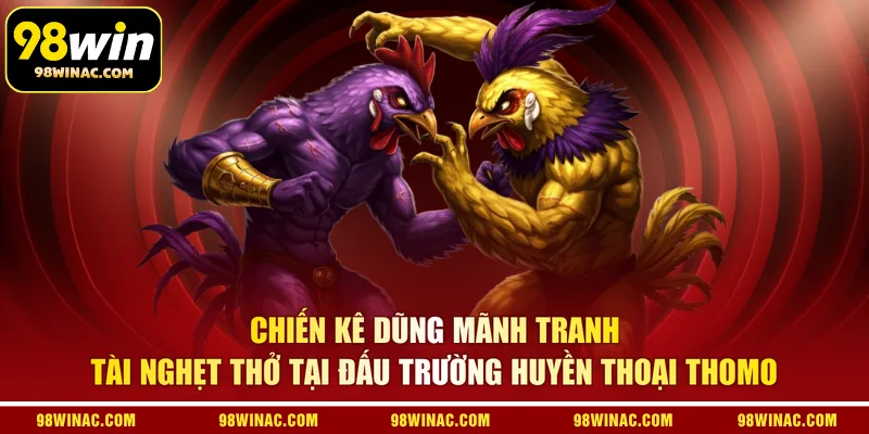 Chiến kê dũng mãnh tranh tài nghẹt thở tại đấu trường huyền thoại Thomo