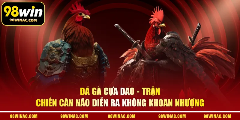Đá gà cựa dao - Trận chiến cân não diễn ra không khoan nhượng 