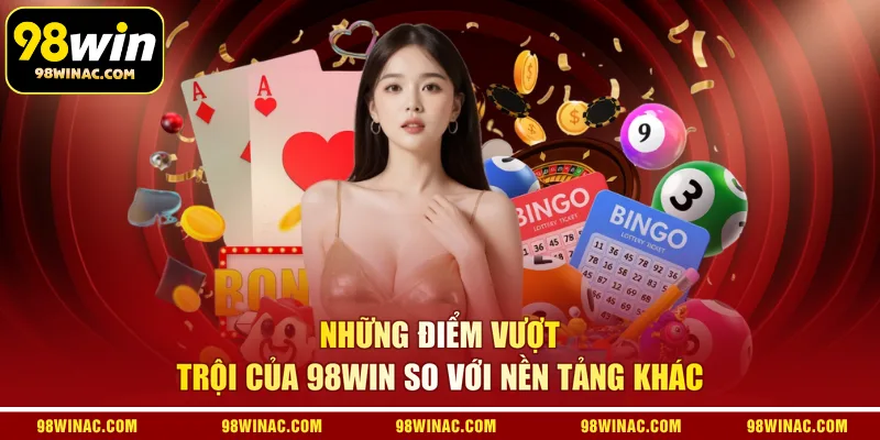 Những điểm vượt trội của 98WIN so với nền tảng khác